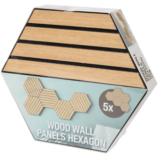 5 unidades Paneles de pared hexagonales por solo 7,77€