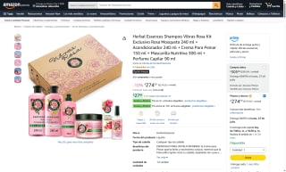 Kit Herbal Essences Vibras Rosa Mosqueta por $275 | Oferta Amazon