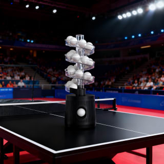 Set Robot Entrainement Ping-Pong avec Filet à 54,99€ chez Carrefour