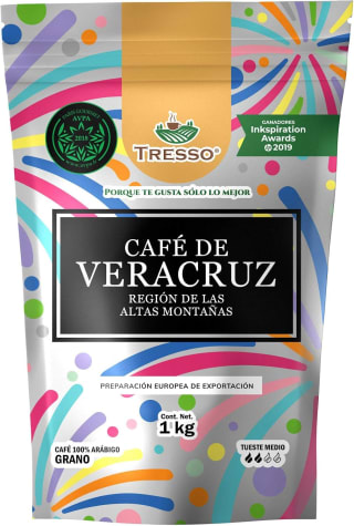 TRESSO Café Veracruz Región de las Altas Montañas 1 kg por $214 en Amazon