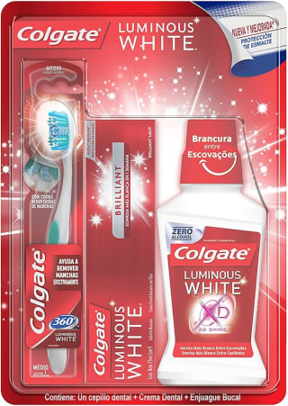 Kit Higiene Bucal Colgate Luminous White por $65 | Amazon