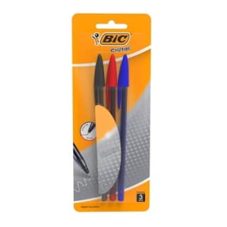Bolígrafos Bic Round Stic Punto Mediano (5 pzas) por $6 en Walmart