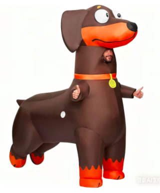 Traje inflable perro salchicha por 30.19€