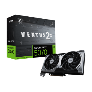 Tarjeta gráfica MSI GeForce RTX 5070 12G VENTUS 2X + 40€ Steam por 569.90€