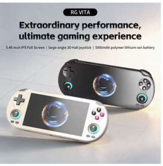 ANBERNIC rg vita consola de juegos retro con pantalla táctil ips de 5.46 pulgadas 3gb