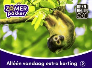 Ticket Apenheul voor €18 via Tripper