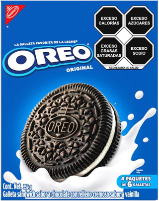 Oreo Galletas sabor chocolate 252g por $21 en Amazon