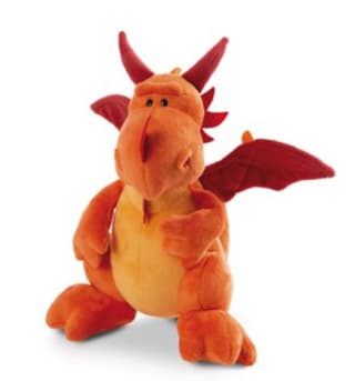 Peluche Sant Jordi Dragón Naranja 30cm por 22.49€