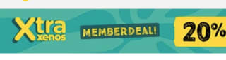 20% korting op één artikel naar keuze bij de Xenos