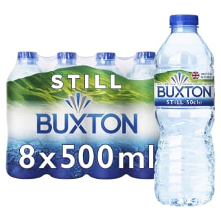 Buxton Still Natural Mineral Water 8x500ml multipack for £2 at Tesco