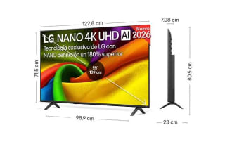 LG 55NU8E0B3LA 55" por 399€ en Carrefour