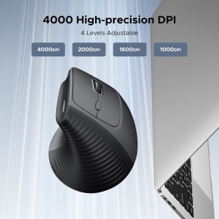 UGREEN Wireless Ergonomic Vertical Mouse for £11.97 at Amazon