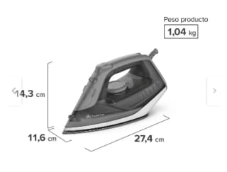 Plancha A Vapor Mir20 Gris Mademsa $12.990 Rebaja Disponible en Tottus, Chile