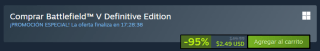 Battlefield V Definitive Edition por $60 | Oferta Steam