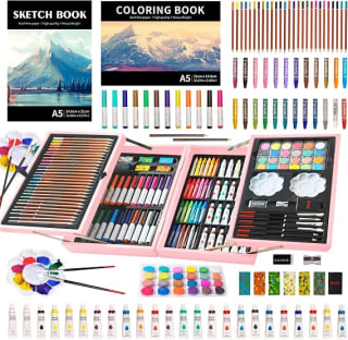 KINSPORY Maletín de Pinturas de 139 Piezas por 25,16€ en Amazon
