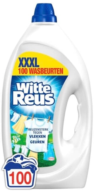 Witte Reus Gel (100 wasbeurten) voor €11,99 bij Bol