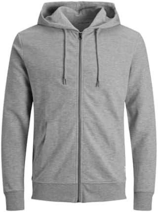 JACK & JONES Jjebasic Sweat Zip Hood Noos voor €24,99 bij Amazon