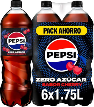 Pepsi zero Cherry (6x1,75 l) por 5,70€ en Amazon