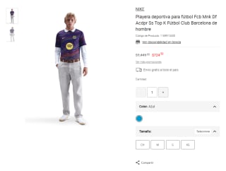 Jersey Barcelona Alternativo por $725 | Liverpool