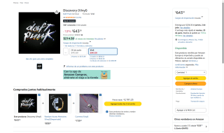 Album Daft Punk Discovery por $644 | Descuento Amazon