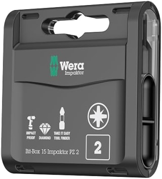 Wera Bit-Box 15 Impaktor PZ2 voor €22,65 bij Amazon