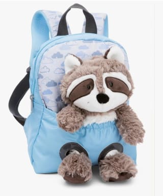 Nici Mochila infantil 2 en 1 Mapache azul por 7.50€.