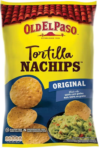 Old El Paso Nachips maíz original 185g por 1.75€