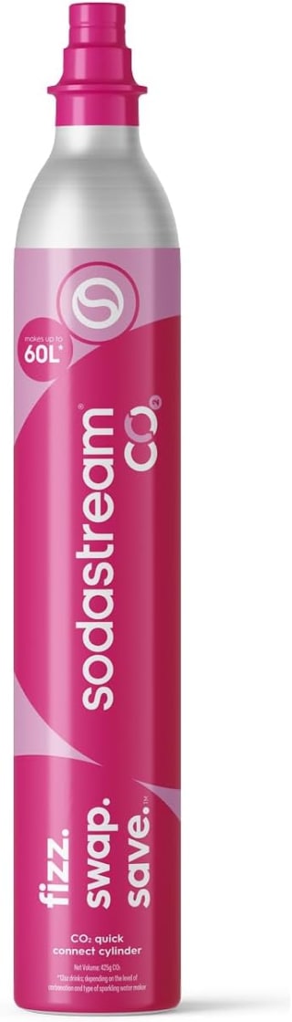 SodaStream CO2-cilinder roze Quick-Connect voor €19,99 bij Amazon
