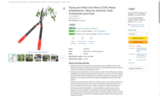 Tijeras para Poda a Dos Manos 52 cm por $169 | Amazon