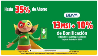 10% de Descuento en Bodega Aurrera | TDC BBVA 13 MSI