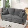 Quinston 2-Seater Corduroy Sofa – From £173.99 Wayfair (Black, Grey, Beige & Green)