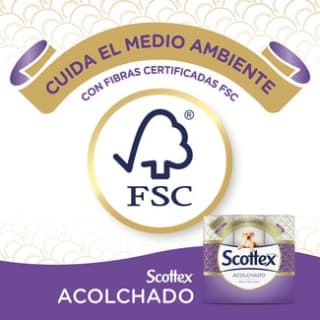 Scottex Papel higiénico Acolchado 3 capas (24 rollos) por 12,99€ en El Corte Inglés
