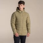 Craghoppers Men's Compresslite IX Hooded Insulating Jacket, Red Jasper / or Beeswax (