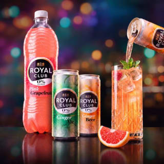 Gratis Royal Club (250 ml blik of 1 L fles) bij Eatertainment