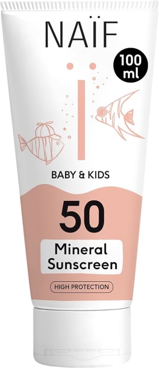 2 stuks Naïf zonnebrandcrème op minerale basis - SPF 50 voor €13,49 bij Amazon
