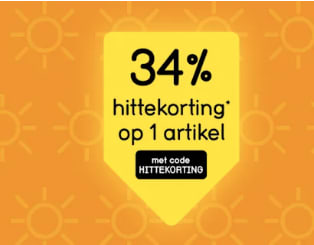 34% korting op 1 artikel naar keuze bij leenbakker