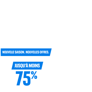75% de remise pour la nouvelle saison