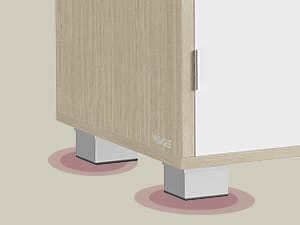 VASAGLE Armario Bajo Lavabo 2 Compartimentos 30 x 60 x 60 cm por 36.54€
