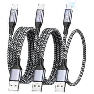 RAVIAD Cable USB C [3Pack 0.3M 1M 2M] Cable USB C Carga Rápida por 3.99€