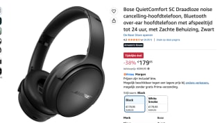 Bose QuietComfort SC Draadloze noise cancelling-hoofdtelefoon voor €179,95 bij Amazon