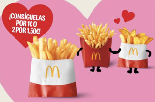 McDonald's Cupón 2 Patatas por 1,50€