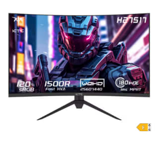 Monitor KTC H27S17 27" LED QHD 180Hz FreeSync Premium Curvo por 118,90€