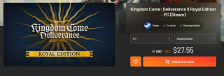 Kingdom Come: Deliverance II Royal Edition (PC) por $486 | Instant Gaming