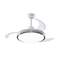 Ventilador de Techo LED Ø53x30cm 40W Aspas retráctiles, 6 Velocidades por 43.98€