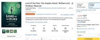 Lord of the Flies voor €13,89 bij Amazon
