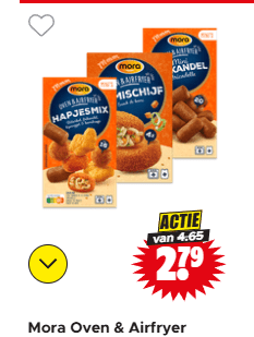 Alle Mora Oven & Airfryer producten voor €2,79 bij Dirk