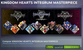 Kingdom Hearts Integrum Masterpiece por $510 en Steam