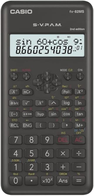 Casio FX-82MS-2-S-ET-B, Calculadora Científica por 9.97€