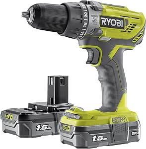 Ryobi 18V ONE+ Cordless Combi Drill Kit with 2 Batteries £46.26 Amazon Deal