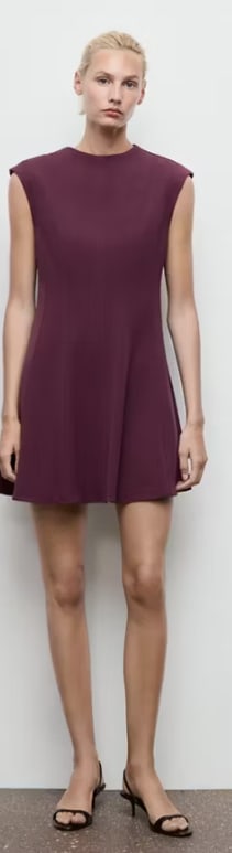 Vestido evasé costuras por 11.99€